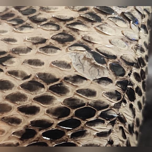 RALPH LAUREN PURPLE LABEL Heels, leather, animal print approx. 3.25”, size 9.5 - Picture 8 of 13